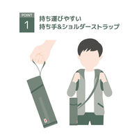 サーモス マイボトルポーチ カーキ APG-752 KK1セット（3個）