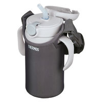 サーモス ストローマグポーチ チャコール APK-350 CHL1セット（3個）