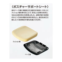 【組立設置込】コクヨ プント ハイバック アルミ肘 ランバー無 布張 Nキャスタ ホワイトブラウン CR-GA2447F6KAM1-W 1脚（直送品）