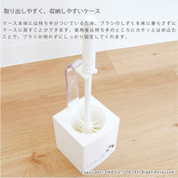 オカ なごみねこ トイレブラシケース付き 59748 1個