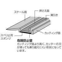 シンワ測定 アルミ直尺 アル助 30cm 65331 1本（直送品）