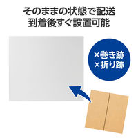 冷蔵庫 マット LLサイズ 幅86×奥行75cm 厚さ2mm 床保護シート 傷防止 透明 HA-RMLL エレコム 1個
