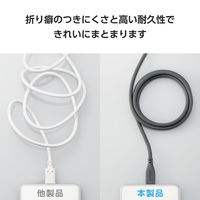 タイプCケーブル (USB-C to C) PD対応 100W 2m シリコン MPA-CC5PSS20GY エレコム 1個