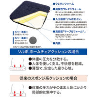 三進興産 ソルボ ホームチェアクッション ミモザ 体圧分散マット dp00041 1個（直送品）