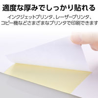 エレコム ラベルシール 表示･宛名ラベル プリンタ兼用 マット紙 A4 6面 1袋 (50シート) 白 EDT-ECNL6