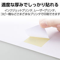 エレコム ラベルシール 表示･宛名ラベル プリンタ兼用 マット紙 A4 12面 1袋 (50シート) 白 EDT-ECNL12A（直送品）