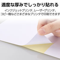 エレコム ラベルシール 表示･宛名ラベル プリンタ兼用 マット紙 A4 2面 1袋 (50シート) 白 EDT-ECNL2