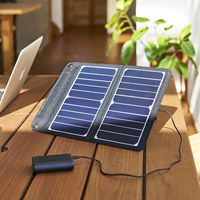 アピックスインターナショナル ソーラー充電器 ブラック AEC-10W 1台