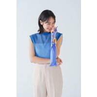 SMV JAPAN 7本骨遮光折りたたみ傘 江戸 紅掛空色×なじむ菊 SMV-41975 1本（直送品）