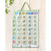 スマイル お薬手帳で人気のデザイン アニマルガーデン by tomoto おくすりカレンダー お薬カレンダー 投薬カレンダー マチ付ポケット 1週間用 1個