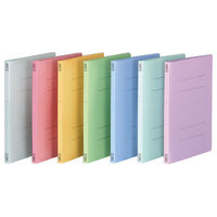 コクヨ　フラットファイルＶ（樹脂製とじ具）　A4タテ　150枚とじ　紫（パープル）　フ-V10-3V　1袋（3冊入）（わけあり品）