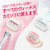 ヴィーナス カミソリ 剃刀 女性用 ソープ付 イチゴ畑の香り うるもち肌へ 替刃 3個入 コンフォートグライド P＆Gプレミアムビューティ
