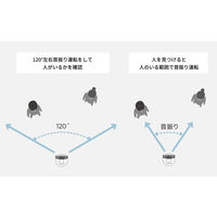 siroca 人認識センサー付き DC扇風機 SF-HC151（W） 1台