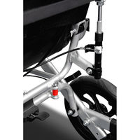 フェニックス商事 ライパット リクライニング介助式車椅子 オレンジ LPKY9006L_K_O 1台（直送品）