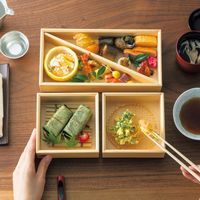 ヤマコー 木曽檜・二段箱膳 27405 1個（直送品）