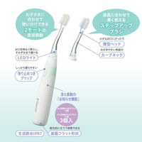 ピジョン はじめての仕上げ専用電動歯ブラシ（グリーン）1個