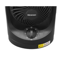 アイリスオーヤマ 卓上扇 マカロンmini TAF-MKM10-B ブラック 風量3段階 左右首振り 1台