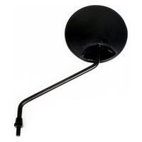 ALBA バックミラー/丸型ブラック(メッキステー) 8mm 正ネジ /左右セット 101-024 1箱（直送品）