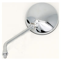 ALBA バックミラー/丸型メッキ /左右セット 正ネジ10mm 101-031 1箱（直送品）