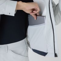 コーコス信岡　ANDARE SHIETTI  AE-8090  エコ・ストレッチ半袖ブルゾン 3L ネイビー 1着（直送品）