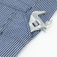 コーコス信岡　Dickies  D-719  ストレッチヒッコリー　オーバーオール XL レッド 1着（直送品）