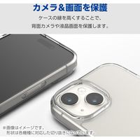 Galaxy S24 ケース ハイブリッド 衝撃吸収 カメラレンズ保護設計 クリア PM-G241HVCKCR エレコム 1個