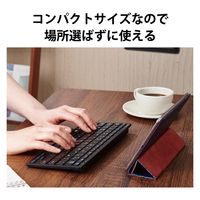 Bluetoothミニキーボード パンタグラフ式 ブラックTK-FBP102BK/EC エレコム 1個（直送品）