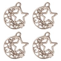 日本紐釦貿易(Nippon Chuko) スターズ チャーム シルバー W16×H17mm 10個入 A22-41-10（直送品）