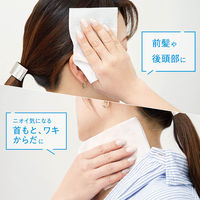 キモチ氷冷シャワーシート（シロクマ） 20枚入り グローバルプロダクトプランニング 汗拭きシート ボディシート