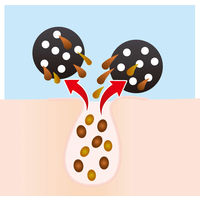 【アウトレット】バブルピーリングKURO 80g 1個 アイケイ　角質ケア　フェイスケア