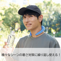 【熱中症対策】 コジット クールネックリング プラス M ブルー COOLOOP 91728 1個 ネッククーラー 冷却材