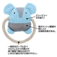 ペティオ 犬用おもちゃ ふわふわデンタルロープぬいぐるみ ぞう A26486 1個入（直送品）