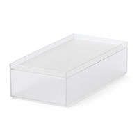 吉川国工業所 タイディアップボックス S2412（インナー浅型） クリア TD-01_Cr 1個