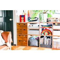 吉川国工業所 タイディアップボックス S3725（ボックス浅型） グレー TD-04_Gy 1個