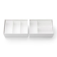 吉川国工業所 タイディアップボックス スターターキット（深型4点） ホワイト TDS-04_W 1セット