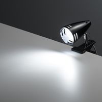 LEDクリップライト 昼光色 ブラック 40lm YAZAWA CLELP01BK 1個