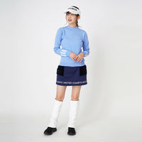 クアトロ 選べるカラー・ポリニットトップス　SAX　M M3474 1点（直送品）