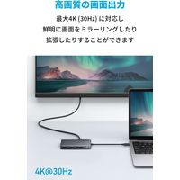 Anker USB Type-Cドッキングステーション 7-in1 HDMI LAN SDカードスロット 341 USBハブ 1個