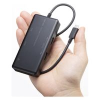 サンワサプライ USB Type-C ドッキングステーション USB-DKM7BK 1個（直送品）