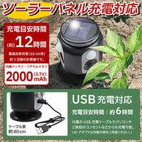 ベスト・アンサー 撃退器 220度 ブラック aut-059 1台（直送品）