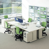 プラス 組立式スチールOAデスクシステム 片袖机 エルグレー 幅1200×奥行700×高さ700mm RY-127D-3 LGY 1台（2梱包）