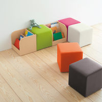 アスプルンド　キューブソファ　グリーン　1箱（4脚入）  オリジナル