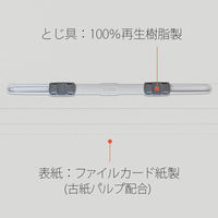 プラス プラスフラットファイル樹脂製金具B5ーSGLY1 78049 1セット(1冊×100)
