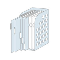 プラス カラーインデックスシート 5色 FL-103CH 1箱（100枚入：5枚入×20袋）（直送品）