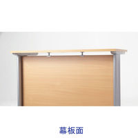 DESIGNA (デザイナ) デザイナライン 平机 ストレート天板 ホワイト 幅1200×奥行700×高さ720mm 1台 (2梱包) (取寄品)（取寄品）