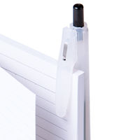 アスクル ノック式ゲルインクボールペン 0.5mm 黒 10本 AJJ15-BK  オリジナル