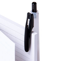 アスクル ノック式ゲルインクボールペン 0.4mm 黒 30本 AJJS15-BK  オリジナル