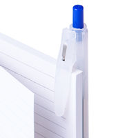 アスクル ノック式ゲルインクボールペン 0.5mm 青 30本 AJJ15-BL  オリジナル