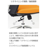 8VCM1B FHR6 |オカムラ VCメッシュチェア オフィスチェア 肘付 ブルー 1脚 （2梱包）