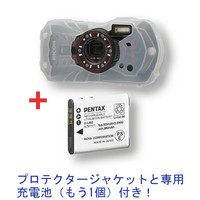 リコー　防水・防塵・耐衝撃デジタルカメラ　WG-30　現場キット　エボニーブラック　WG-30 SET BK　1セット